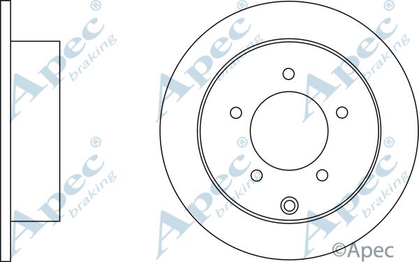 APEC BRAKING stabdžių diskas DSK2667